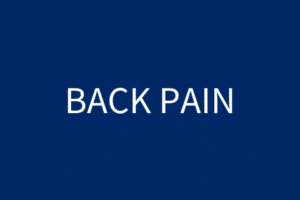 text reading Back Pain