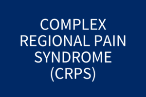 text reading Complex Regional Pain Syndrome